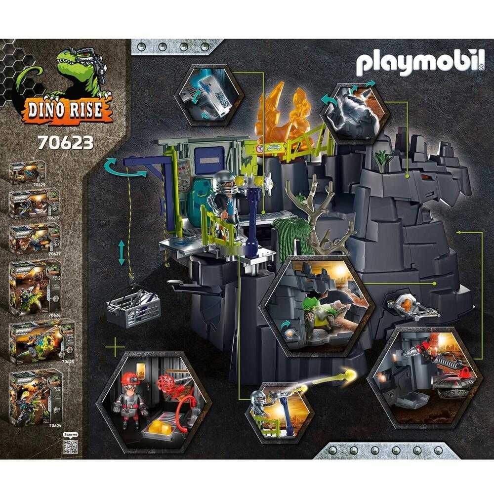 Детски конструктор PLAYMOBIL 70623 Dino Rock, конструктор