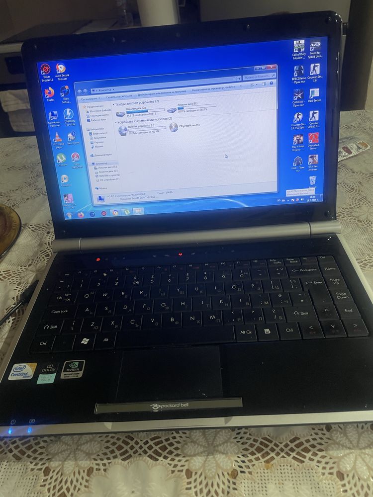 Лаптоп packard bell nj65