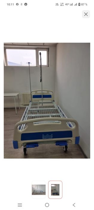 Медицинский кровать с матрасом в отличном состоянии