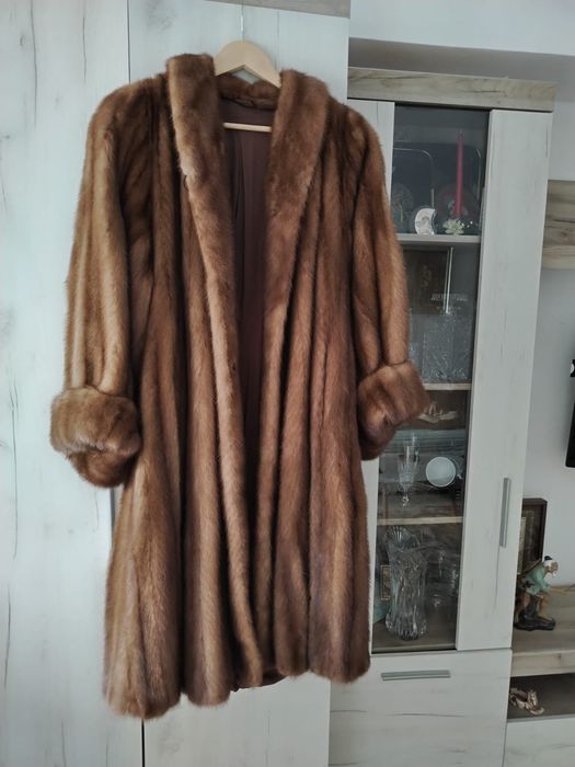Palton blana naturala