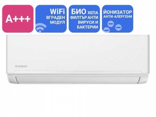 Инверторен стенен климатик KAISAI ICE KLW-12HRHI/KLWB-12HRHO