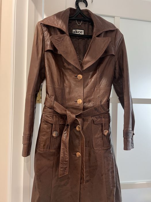 Продам  плащ, тренч из натуральной кожи.