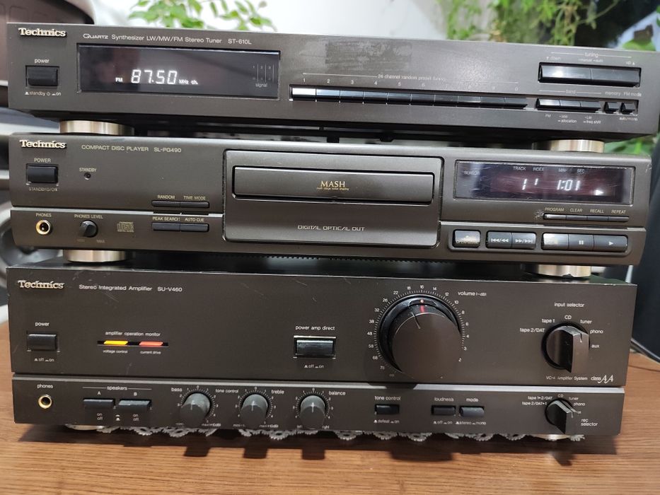 Receiver Technics + CD player