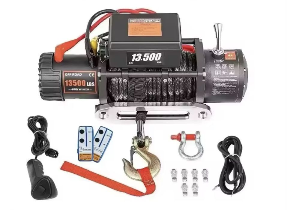 Електрическа лебедка 13.500LB 12V. 27м