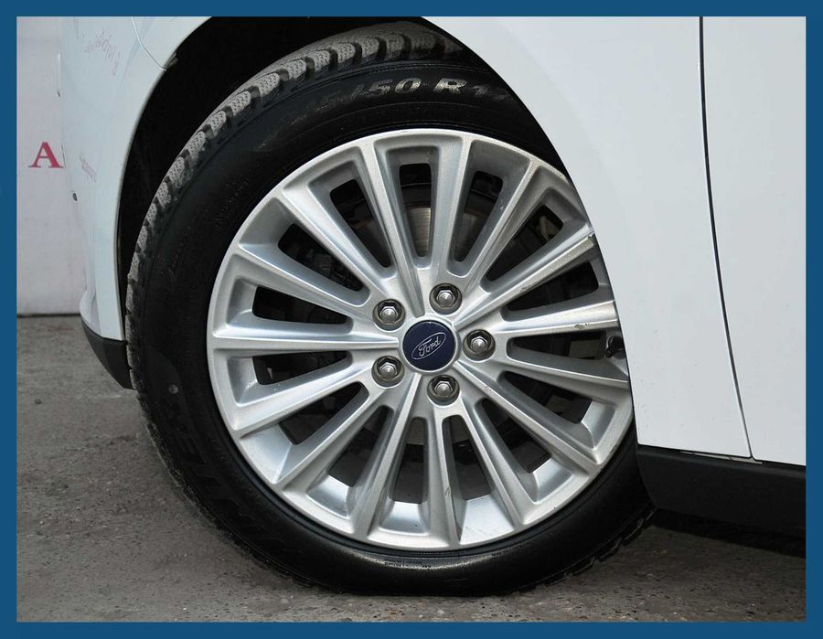 Set 4 capace albastre 58mm C1006K58 jante aliaj originale Ford