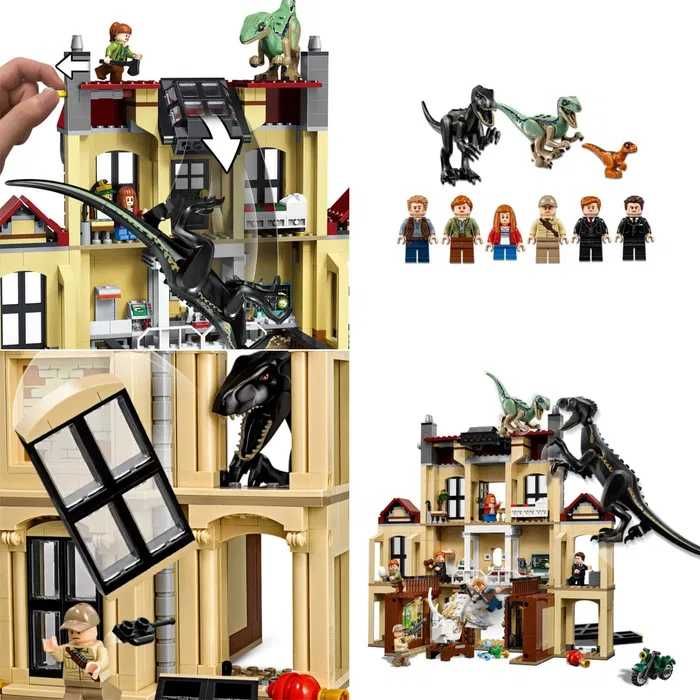 NOU TIP Lego Jurassic Dinozaur Fallen Blue Furia Indoraptor 75930