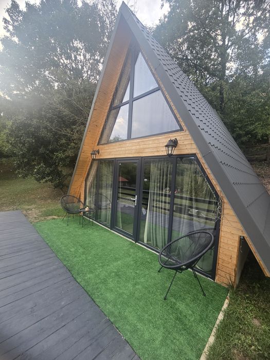 Cabane, acoperișuri, case din lemn, A-Frame,