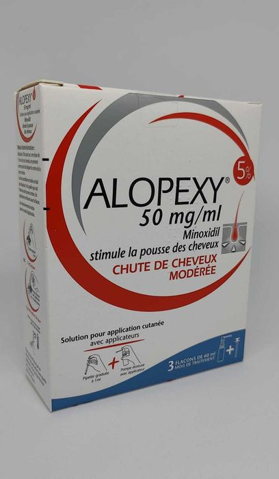 Alopexy Pierre Fabre minoxidil 5% soluţie 50mg/ml, 60 ml*3 buc