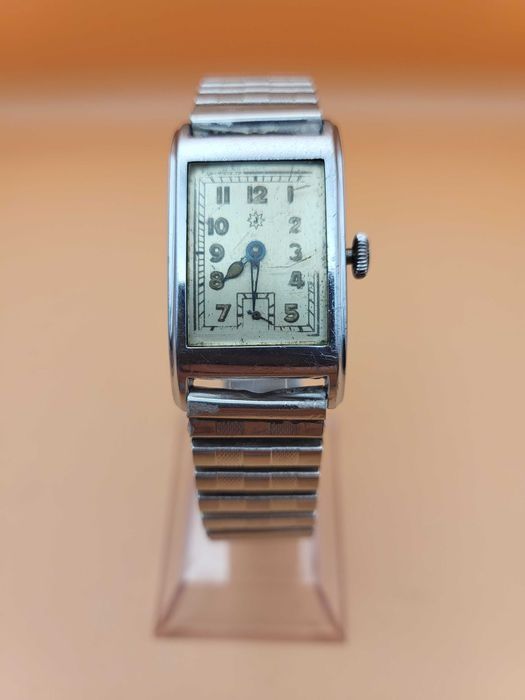 Junghans Ceas Tip Militar Rectangular cal J967 ,Tank 22/38mm ,Art Deco