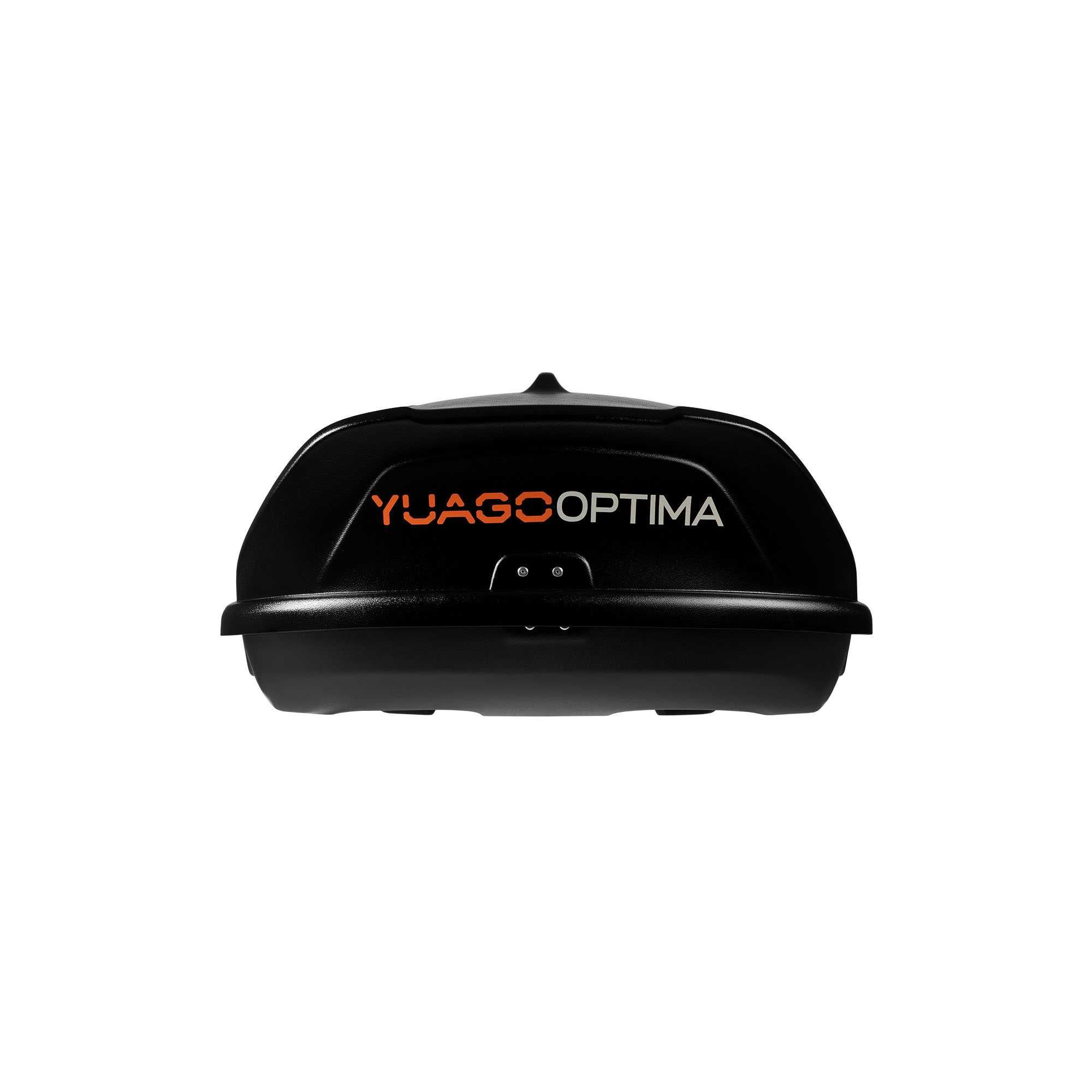 Автобокс YUAGO “Optima” черный (матовый) 390 л