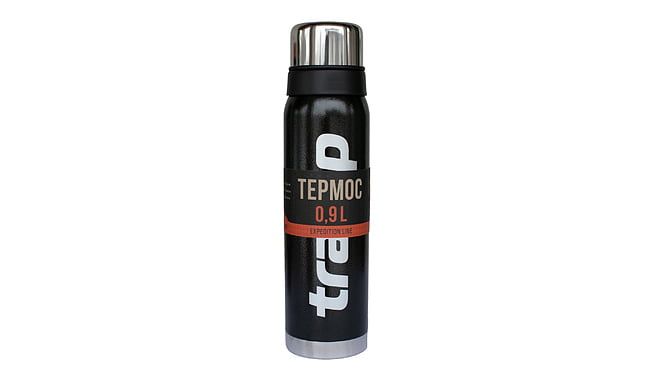 Термос Tramp 0.9л оливковый и черный, 24 часа, доставка