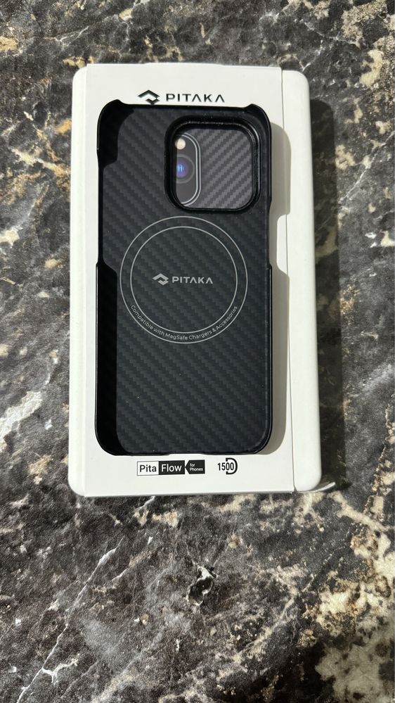 Чехол PITAKA MAGeZ case 3 для IPhone 14 Pro черный