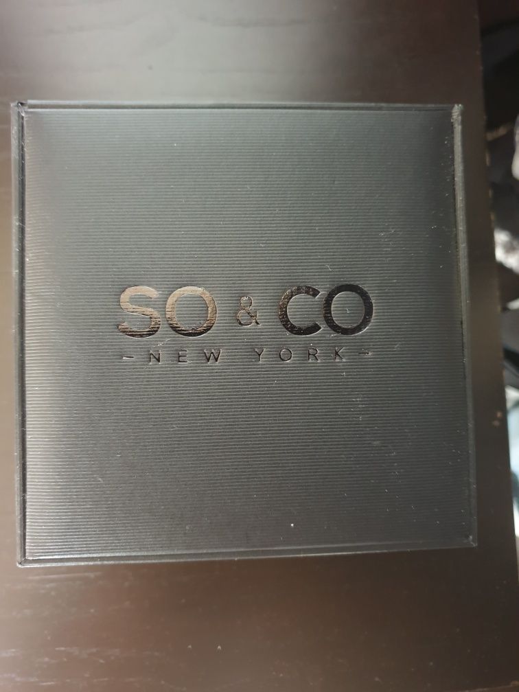 SO&CO New York Women's Quartz SoHo Mother of Pearl Leather Strap