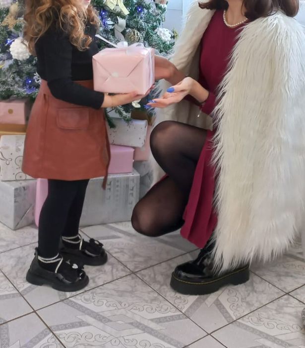 Haina din blana sintetica alba