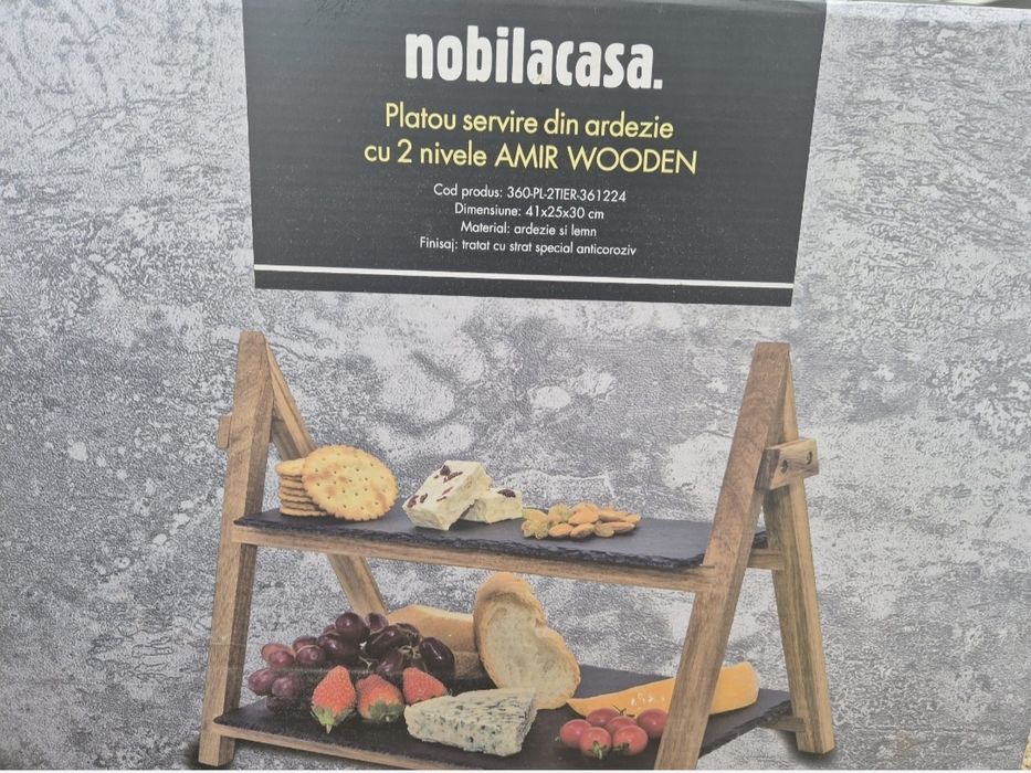 Platou servire 2 nivele nobilacasa