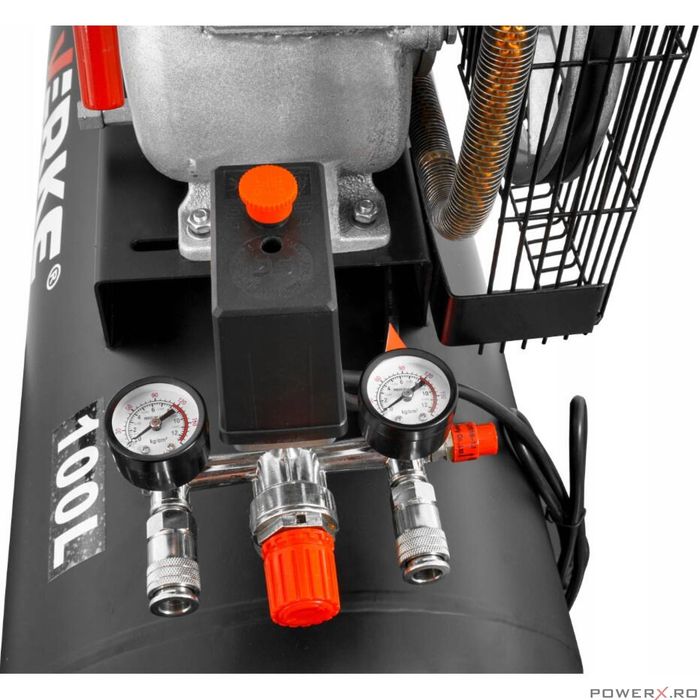 Compresor 100 litri, 2 pistoane pe ulei, motor electric 3 CP, 230 V,