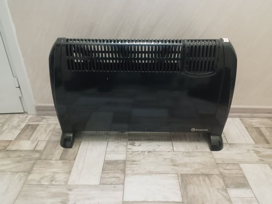 Елдом конвектор радиатор 2000w 220v черен