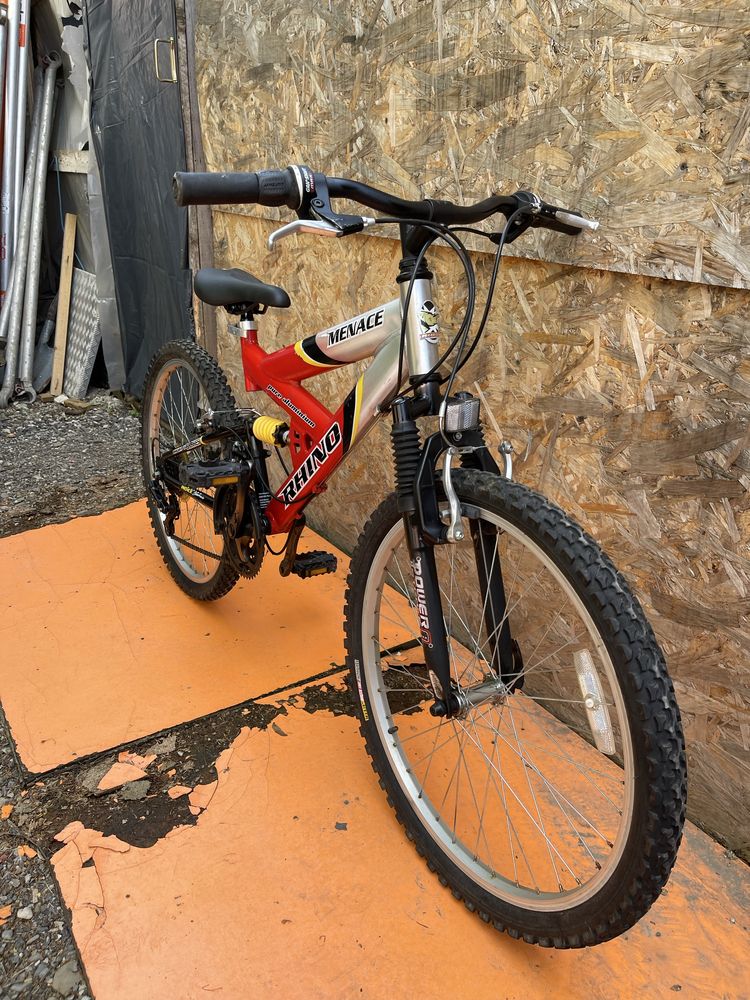 Bicocleta rhino cadru aluminiu  roti 24”