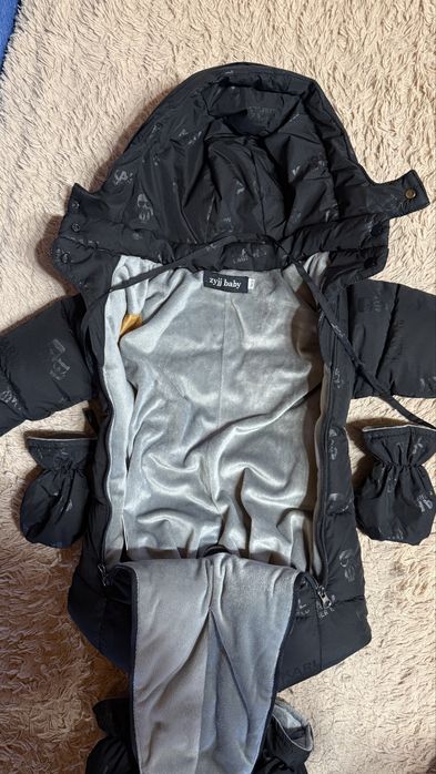 Зимний комбинезон-трансформер 0+