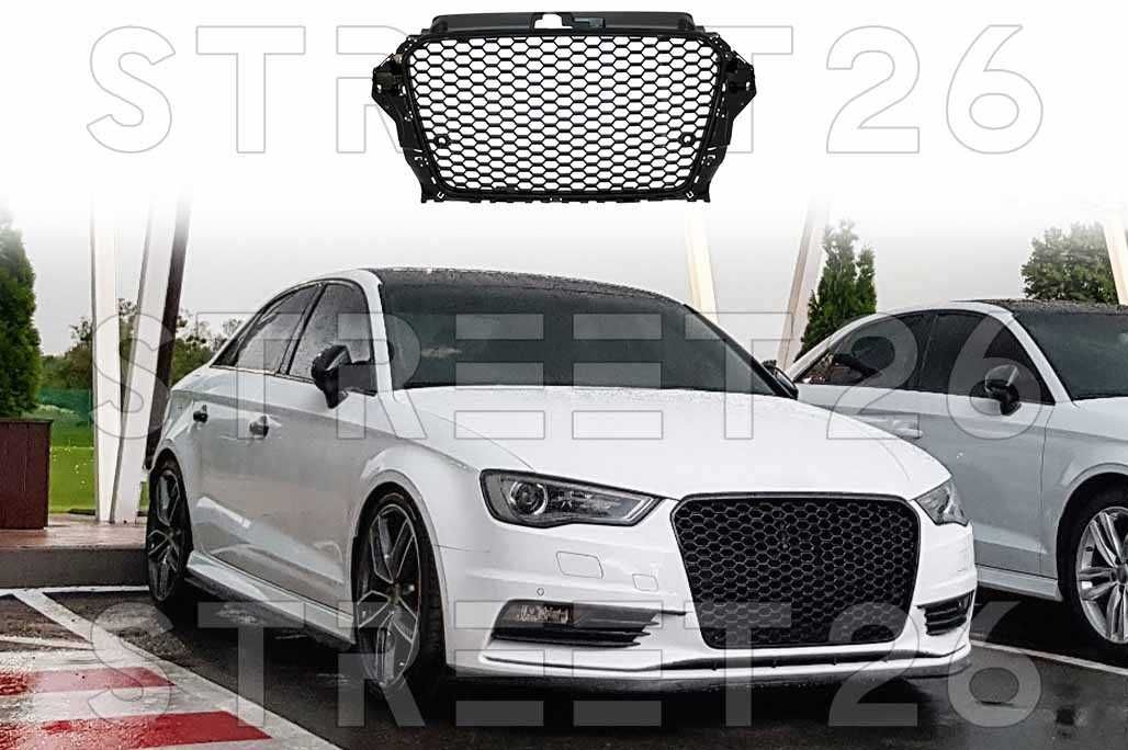 Grila Audi A3 8V (2012-2016) RS3 Design Negru Lucios