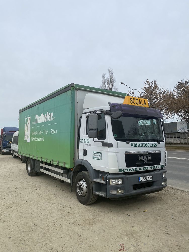 Vand camion Man  TGM 15250 scoala de soferi