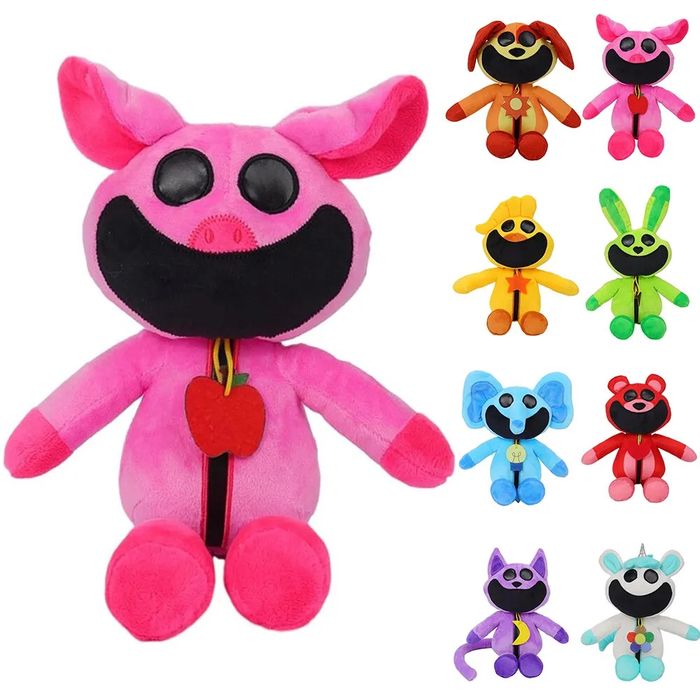 Jucarie plus Creaturi zambitoare Smiling Critters, roz, NOUA