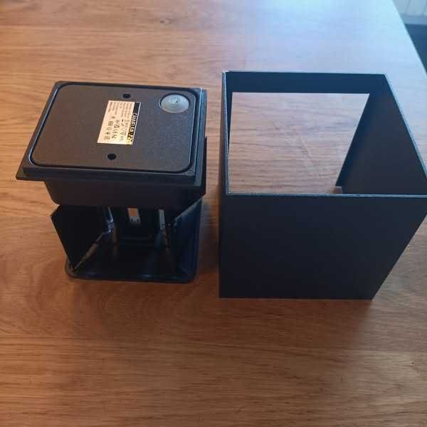Водоустойчива LED лампа, аплик, 12W IP65, 3000К, черна
