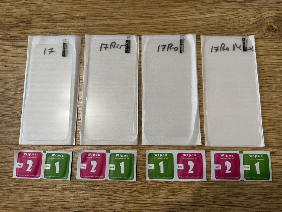 Vand Folie Sticla Transparenta Iphone 17,17 Pro,17 Pro Max,17 Air