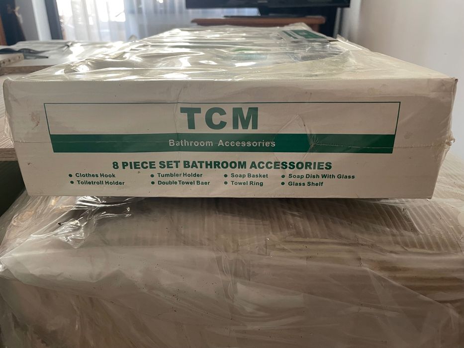 Set baie complet, culoare verde TCM