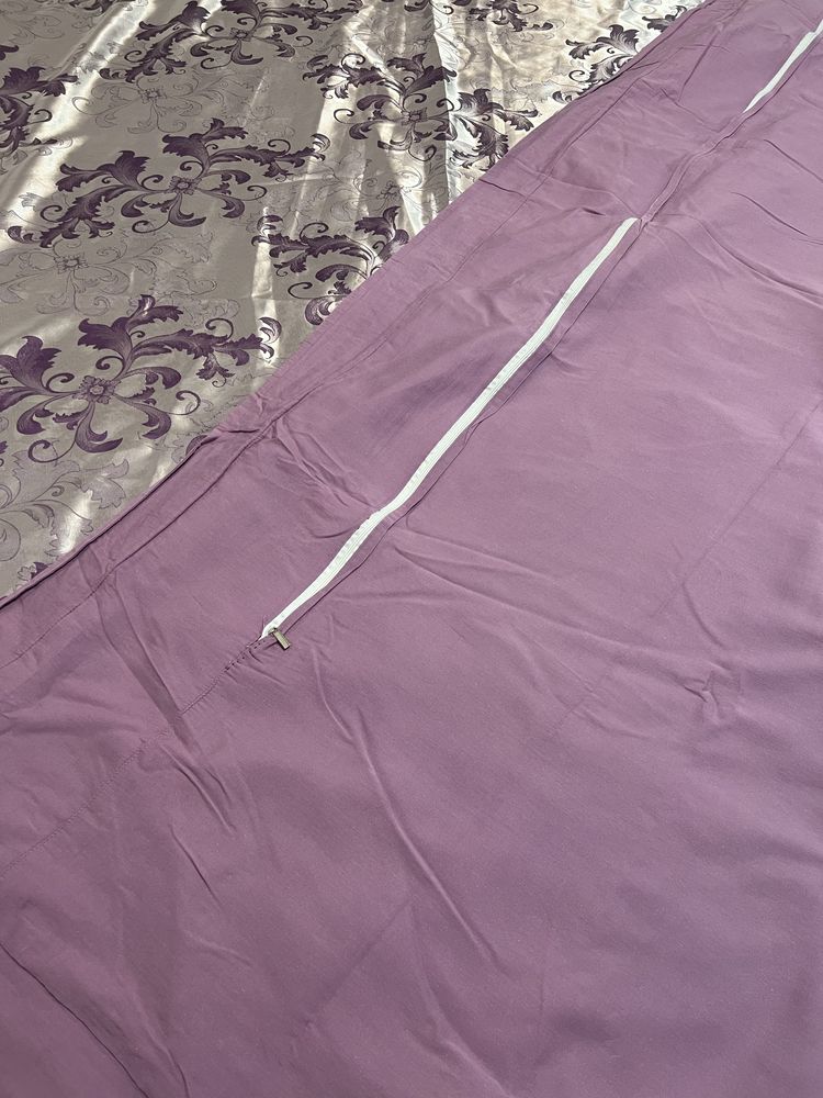 Lenjerie de pat Jacquard de lux mov