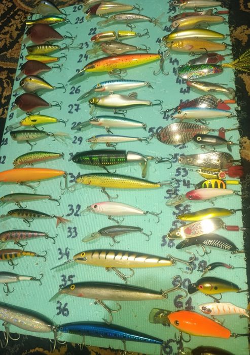 Rapala,Salmo, Savage gear,daiwa, rebel, Yo-zuri, STORM,Nils Master Abu