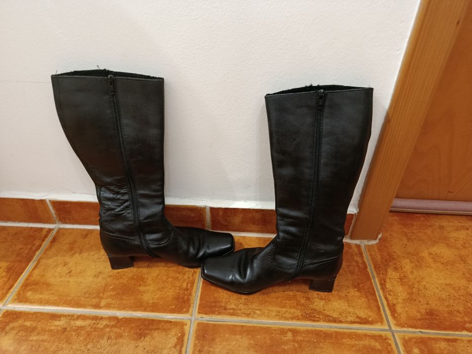 Cizme de piele marine 36