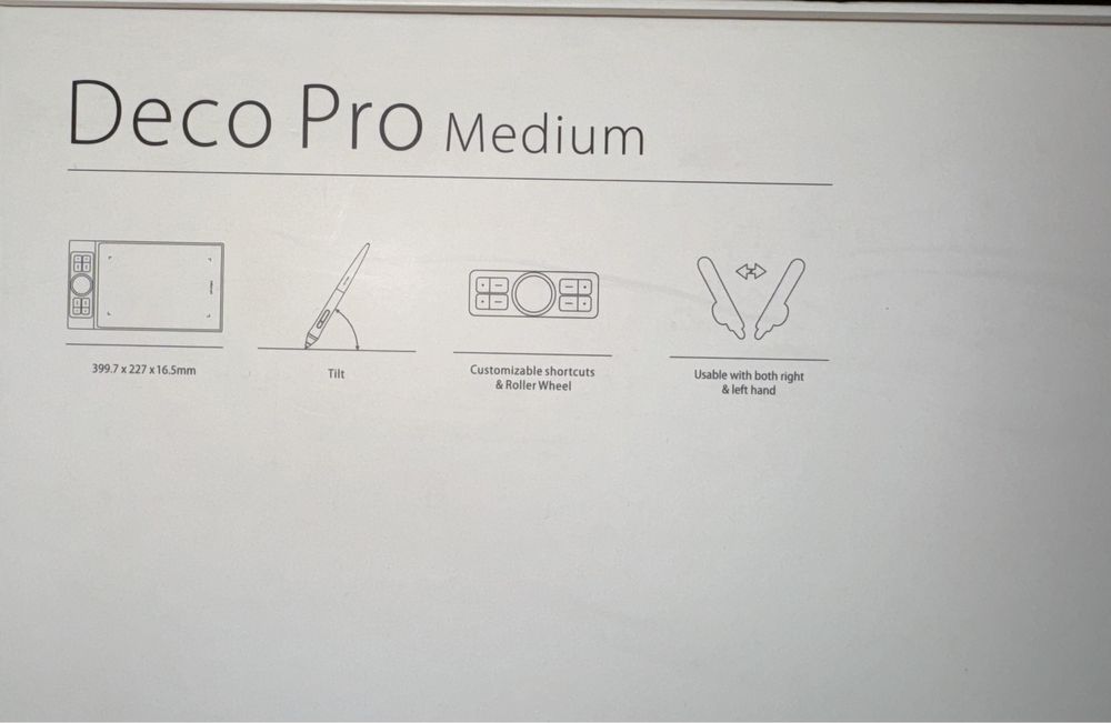 Vand Tableta grafica Deco Pro Mediun