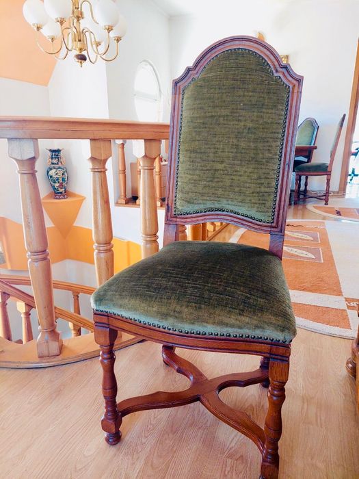 Set Masă 6 scaune Lemn masiv