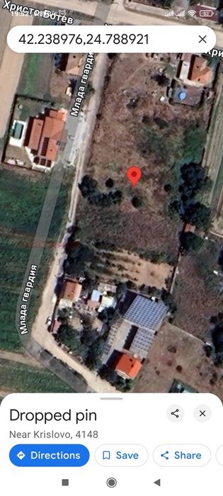 Продавам имот Крислово (8км от Пловдив)