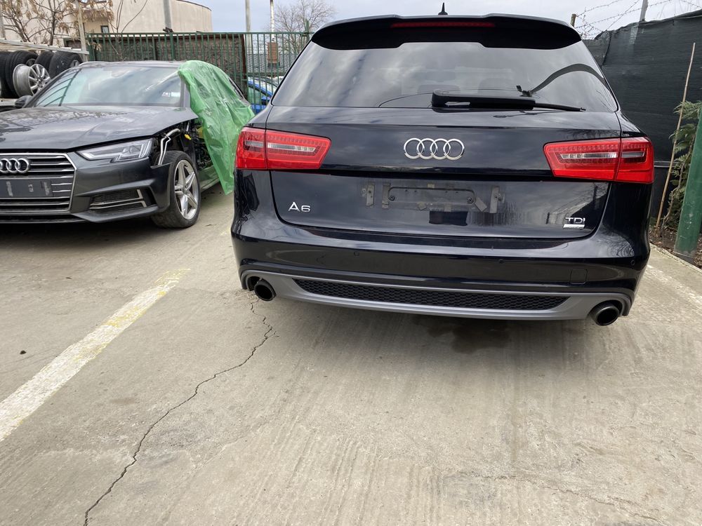 Bări longitudinale plafon negre Audi A6 C7 break