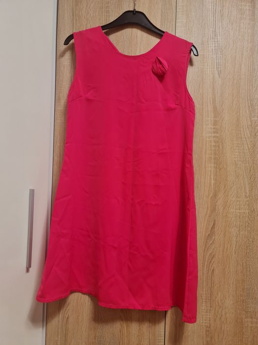 Rochie vara roz, NOUA, fabricata in Italia, cu eticheta