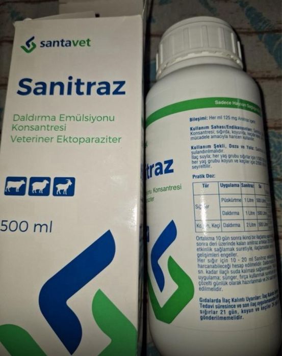 Sanitraz 500 ml Amitraz 125