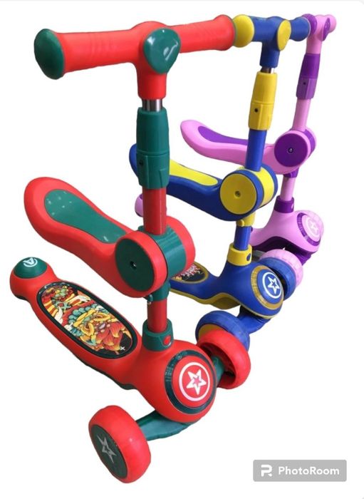 Детские Самокат - Беловег Трехколесный 2 в 1