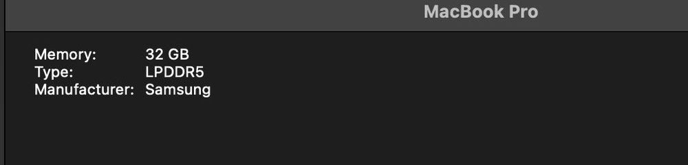 Macbook M1 Max 16''  1 TB, 32 GB RAM