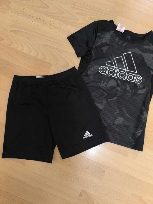 Детски комплект Adidas – тениска и къси гащи, ръст 146 см