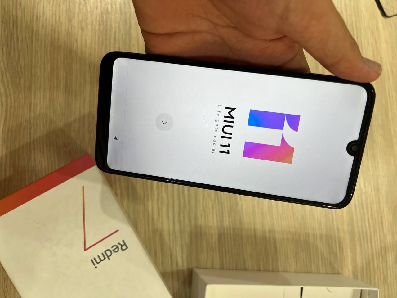 Redmi 7 blue korobka dokument