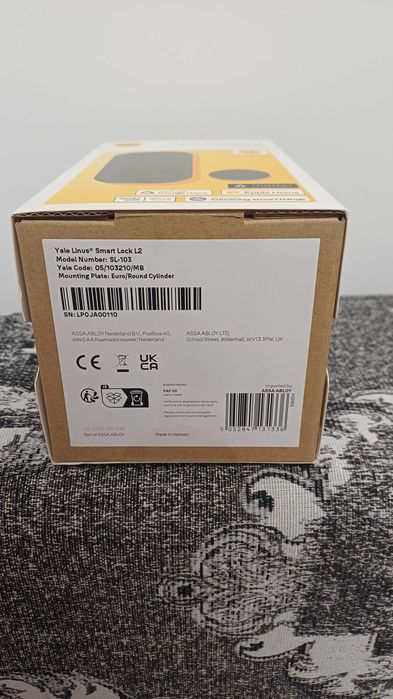 Vand incuietoare inteligenta Yale Linus L2 + Cilindru ajustabil Linus