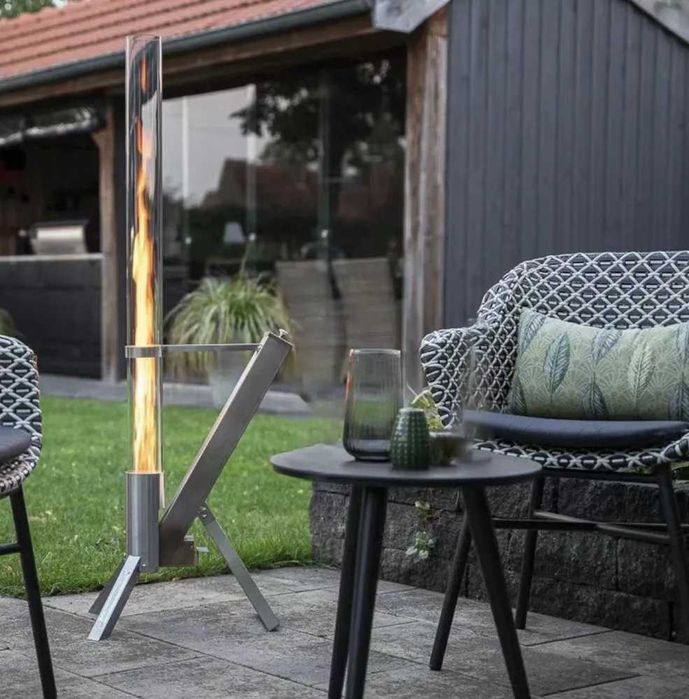 Уличный камин на опилках прессованных с гарантией 1 год+ доставка.