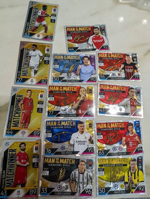 Футболни карти match attax