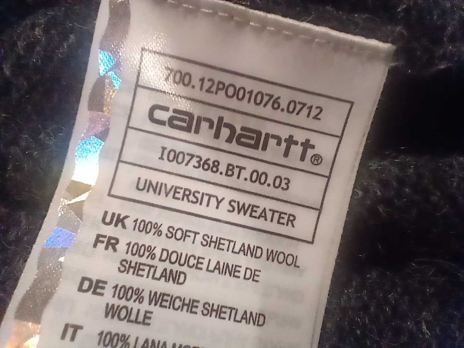 Carhartt University Sweater пуловер 100% вълна XL перфектен оригинал