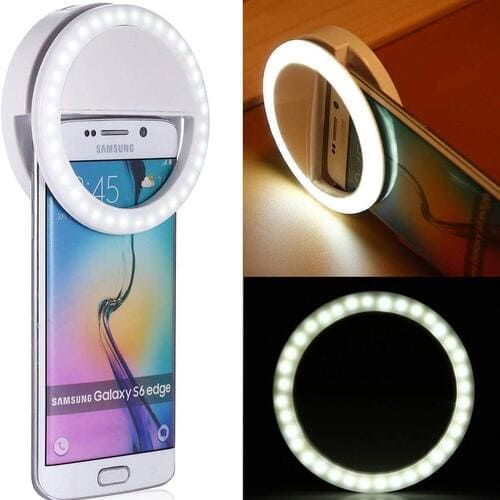 НЕМСКИ Селфи ринг за телефон – Selfie Light + ЛЕД ФЕНЕР