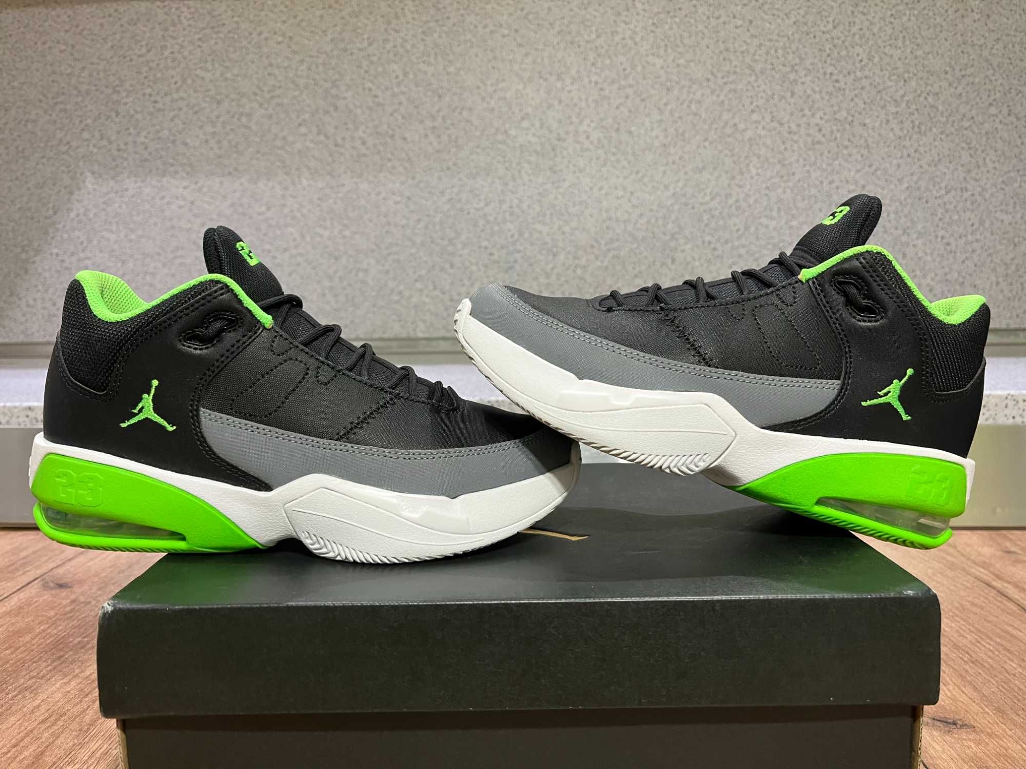 ОРИГИНАЛНИ *** Nike Air Jordan Max Aura 3 / 'Black Green Strike'