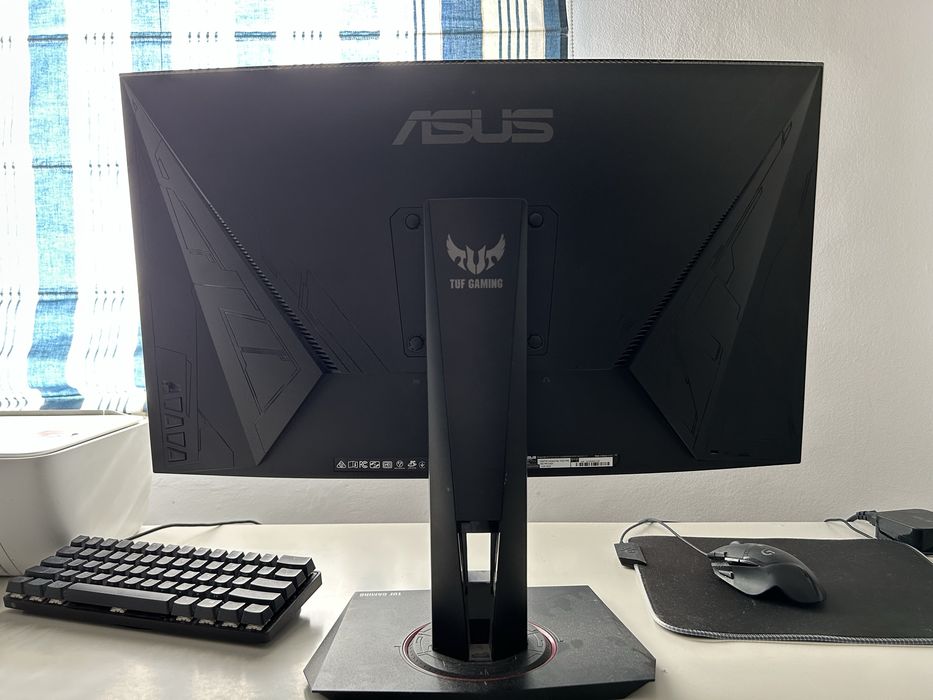 Monitor Gaming curbat LED VA ASUS TUF VG27WQ 27” WQHD 165Hz FreeSync