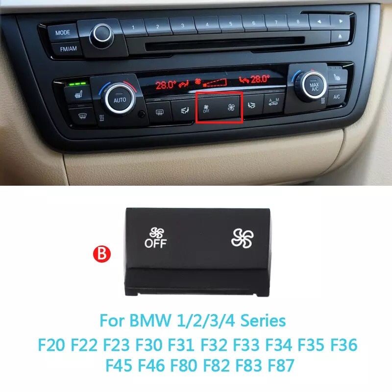 Копче климатик бутон BMW E70 E90 F30 F10 F01 E84 F25 Бмв е70 е90 ф10